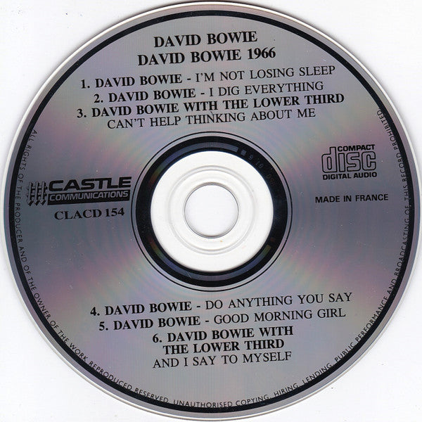 David Bowie : David Bowie 1966 (CD, MiniAlbum, Comp, RE)