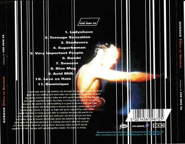 GusGus : This Is Normal (CD, Album)