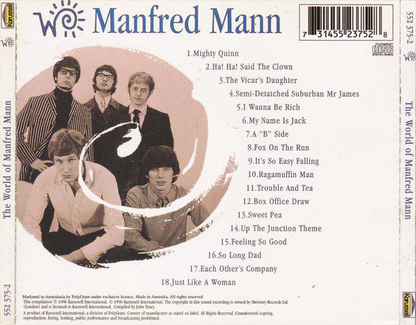 Manfred Mann : The World Of Manfred Mann (CD, Comp)