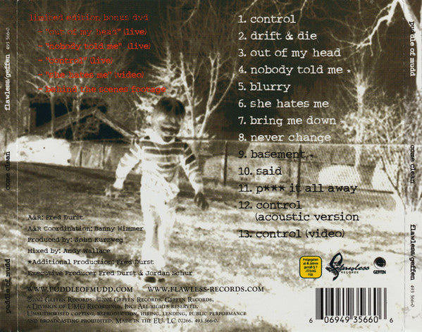 Puddle Of Mudd : Come Clean (CD, Album, Enh + DVD, Ltd)