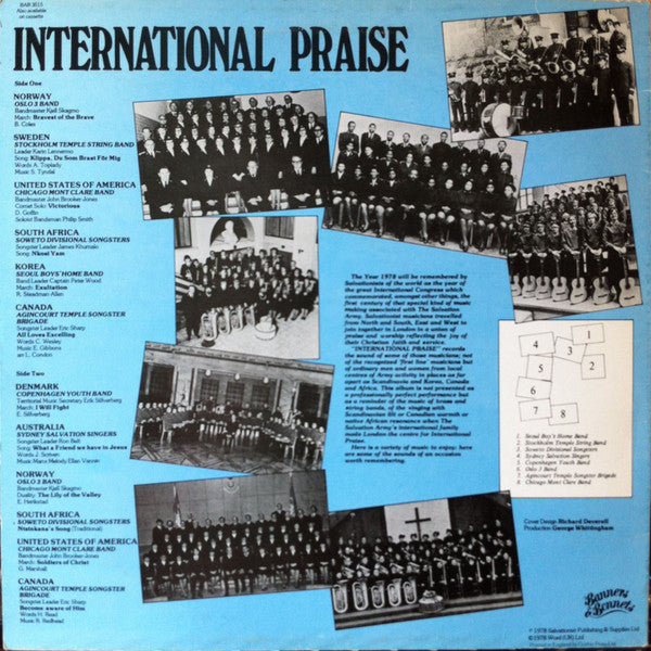 The Salvation Army (2) : International Praise (LP, Album)