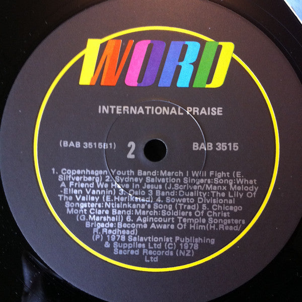 The Salvation Army (2) : International Praise (LP, Album)