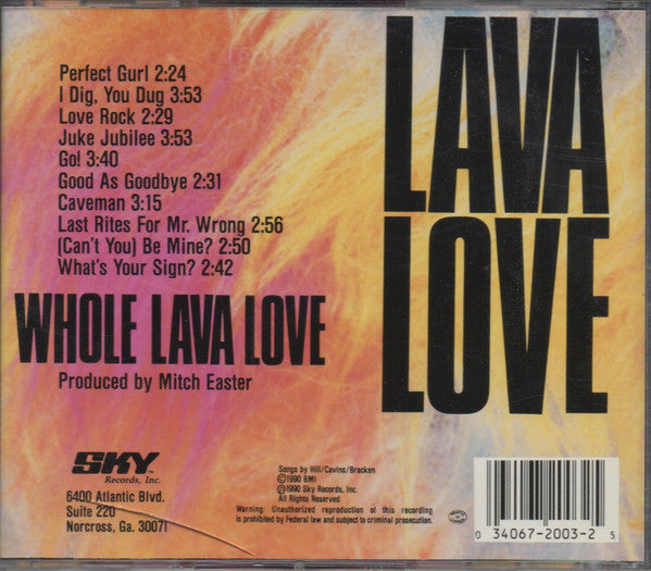 Lava Love : Whole Lava Love (CD, Album)