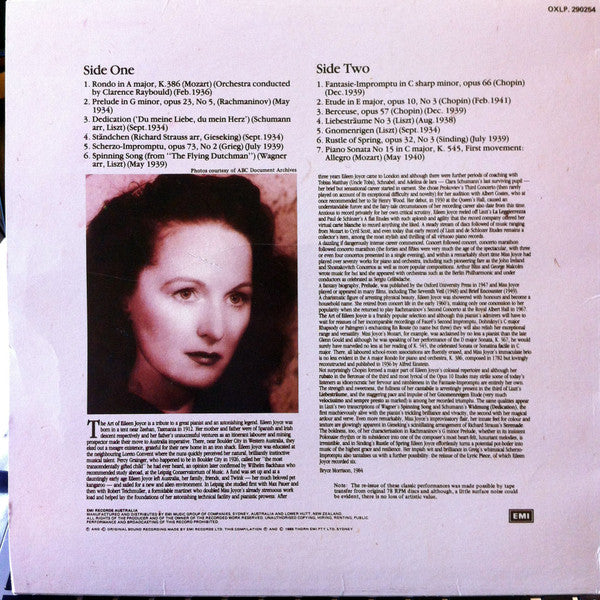 Eileen Joyce : The Art Of Eileen Joyce (LP, Comp)