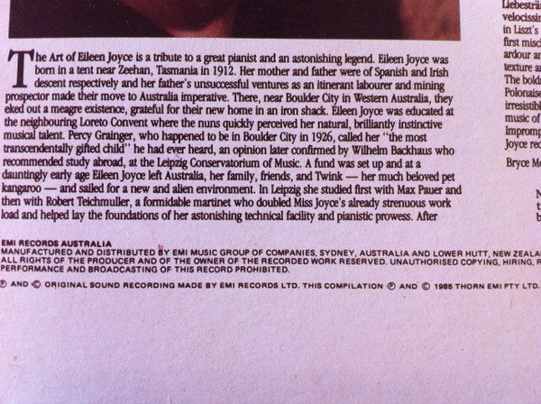 Eileen Joyce : The Art Of Eileen Joyce (LP, Comp)