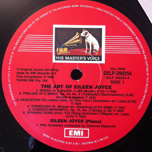 Eileen Joyce : The Art Of Eileen Joyce (LP, Comp)