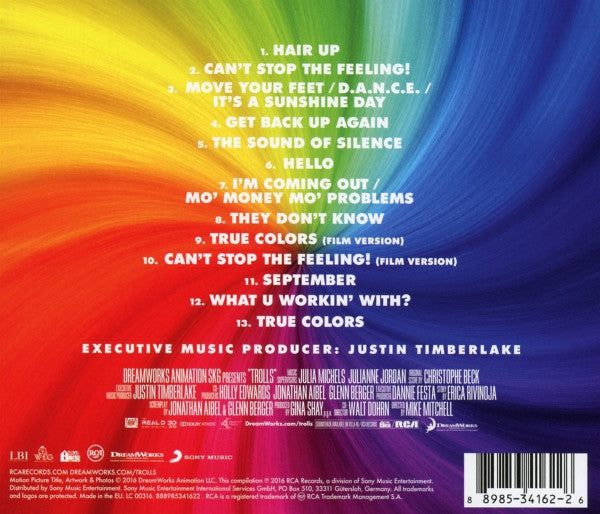 Various : Trolls (Original Motion Picture Soundtrack) (CD)