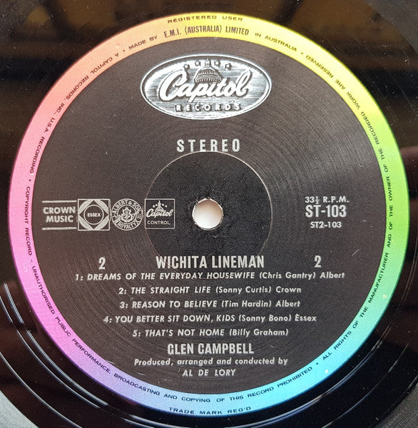 Glen Campbell : Wichita Lineman (LP, Album)