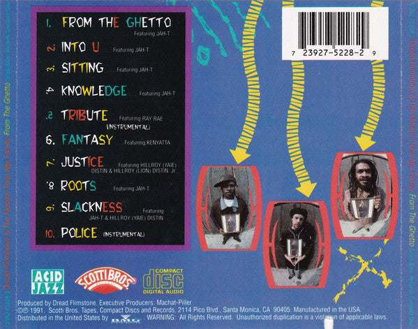 Dread Flimstone & The Modern Tone Age Family* : From The Ghetto (CD, Album)