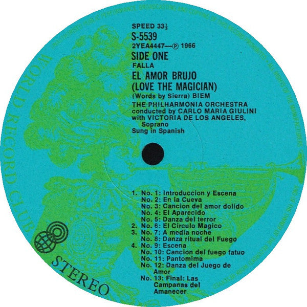 Manuel De Falla : Love The Magician / The Three-Cornered Hat (LP, Comp, Club)