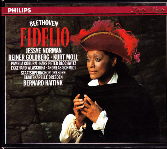 Beethoven* - Jessye Norman · Reiner Goldberg · Kurt Moll · Pamela Coburn · Hans Peter Blochwitz · Ekkehard Wlaschiha · Andreas Schmidt (2) · Staatsopernchor Dresden*, Staatskapelle Dresden, Bernard Haitink : Fidelio (2xCD, Album + Box, Sli)