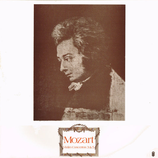 Mozart* : Violin Concertos 3 & 5 (LP, Album, Club, RE)
