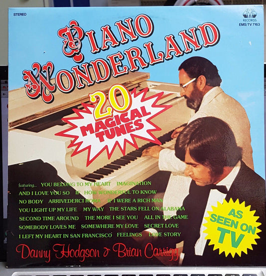 Danny Hodgson & Brian Carrig : Piano Wonderland (LP, Album)