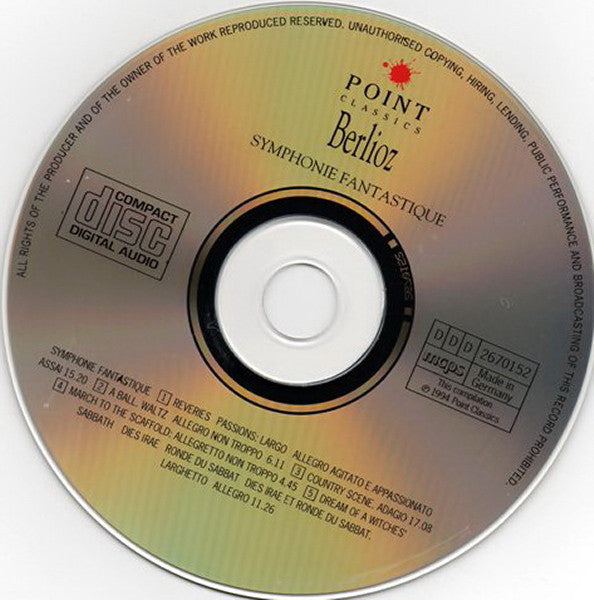 Hector Berlioz : Symphonie Fantastique, Op.14 (CD, Album)