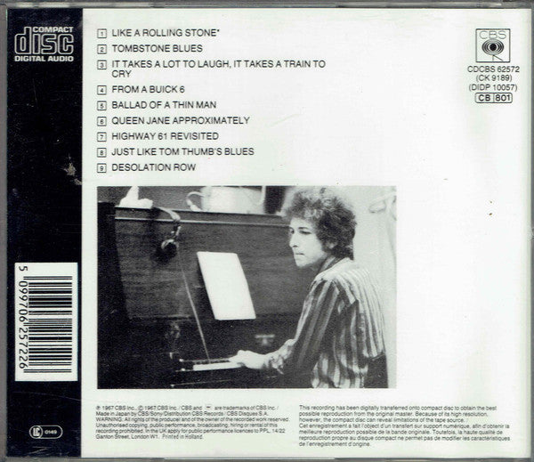 Bob Dylan : Highway 61 Revisited (CD, Album, RE)