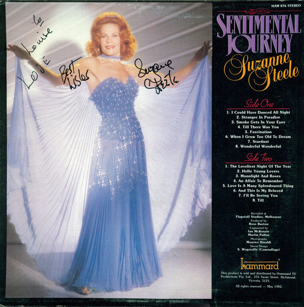 Suzanne Steele : Sentimental Journey (LP, Album)