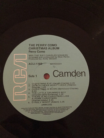 Perry Como : The Perry Como Christmas Album (LP, Album, Mono)