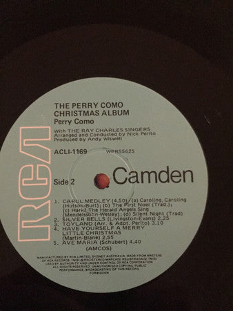 Perry Como : The Perry Como Christmas Album (LP, Album, Mono)