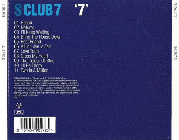 S Club 7 : '7' (CD, Album)