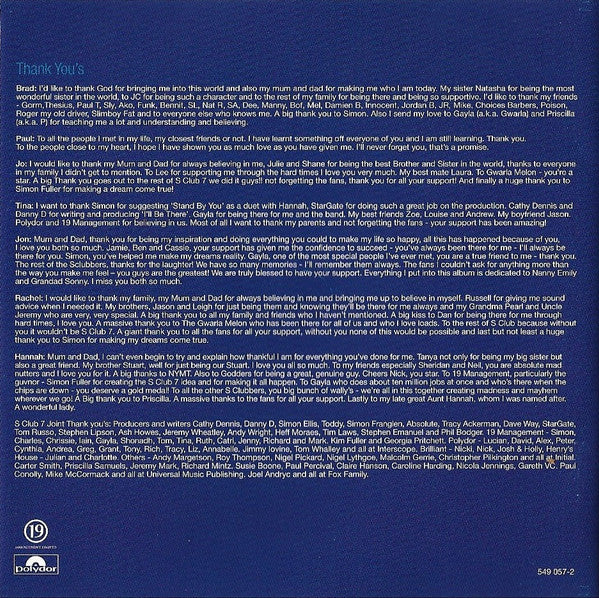 S Club 7 : '7' (CD, Album)