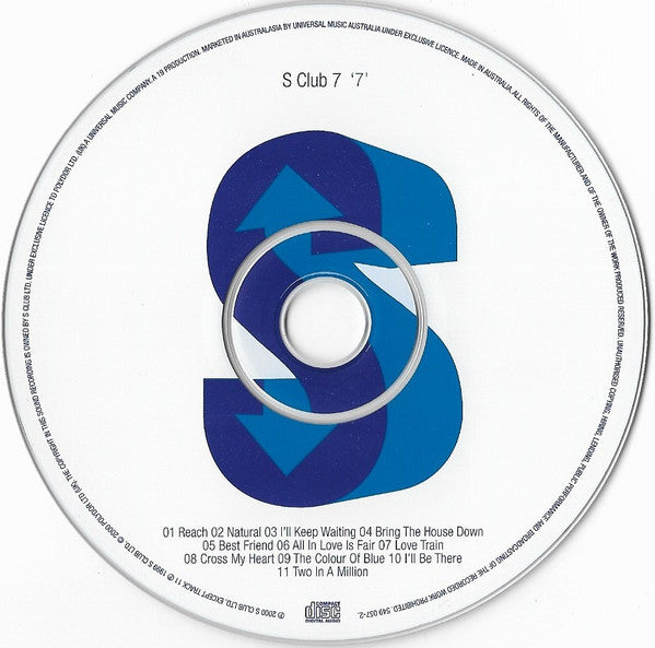 S Club 7 : '7' (CD, Album)