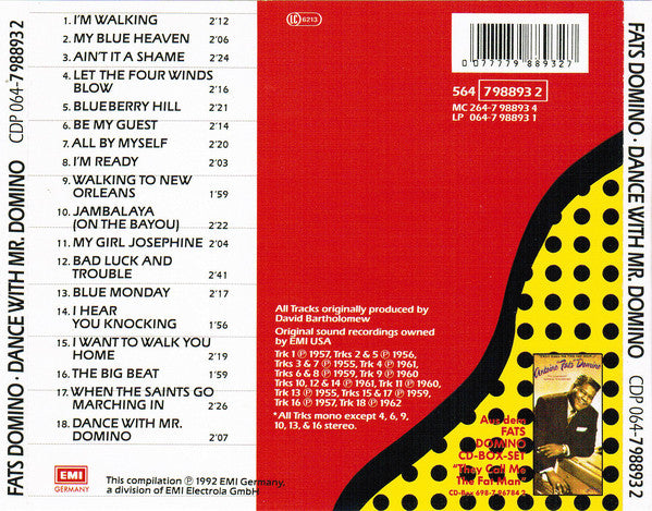 Fats Domino : Dance With Mr. Domino (CD, Comp)