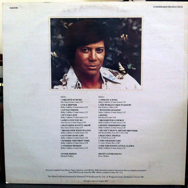 Bobby Goldsboro : Bobby Goldsboro Gold (LP, Comp)