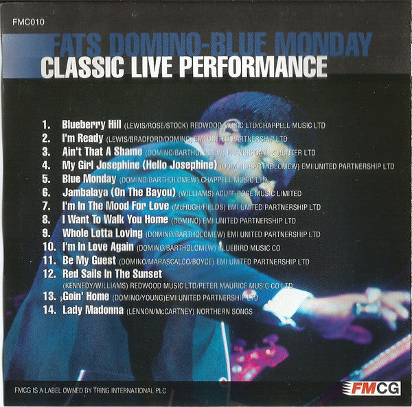 Fats Domino : Blue Monday (CD, Comp)