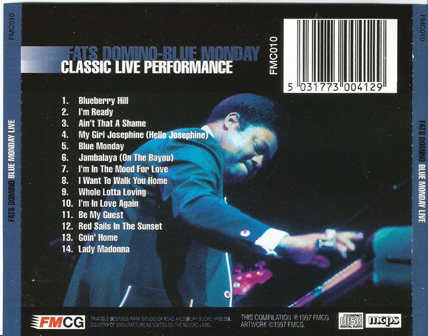Fats Domino : Blue Monday (CD, Comp)