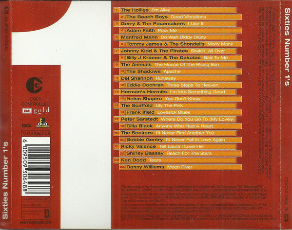 Various : Sixties Number 1's (CD, Comp, Copy Prot.)