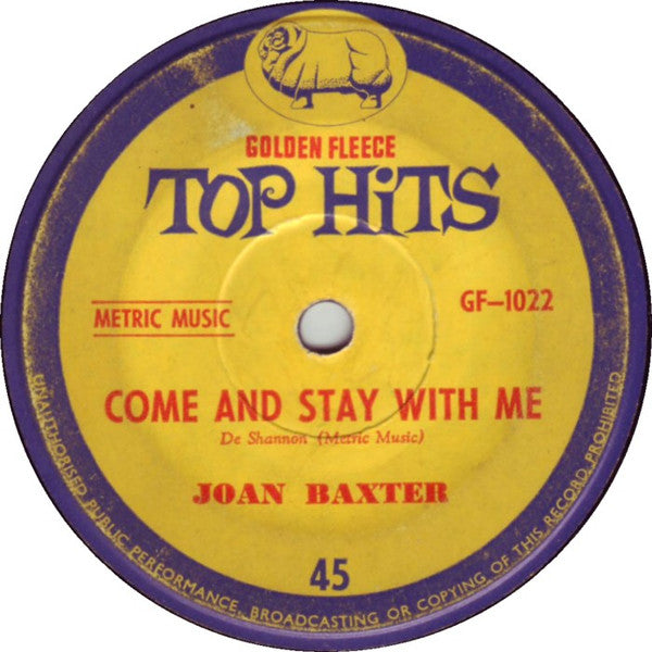 Joan Baxter / Redd Wayne : Come And Stay With Me / The Game Of Love (7", Single)