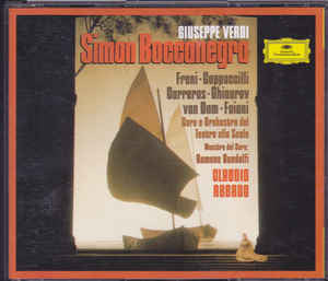 Giuseppe Verdi - Mirella Freni, Piero Cappuccilli, José Carreras, Nicolai Ghiaurov, José van Dam, Giovanni Foiani, Coro Del Teatro Alla Scala E Orchestra Del Teatro Alla Scala, Claudio Abbado : Simon Boccanegra (2xCD, Album, RE + Box, Sli)