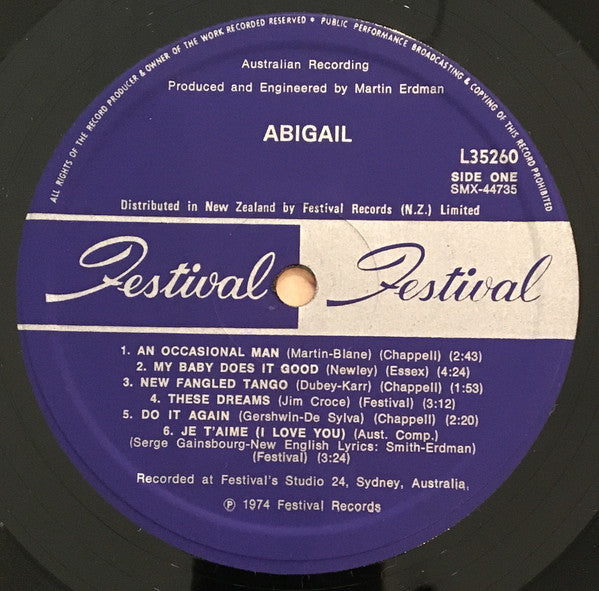 Abigail (13) : Abigail (LP, Album)