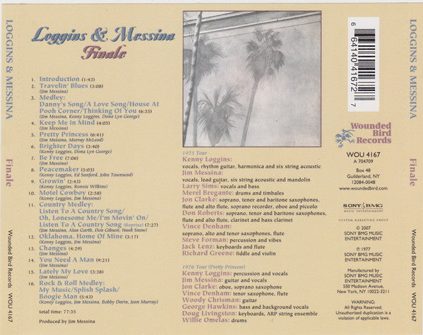 Loggins And Messina : Finale (CD, Album, RE)