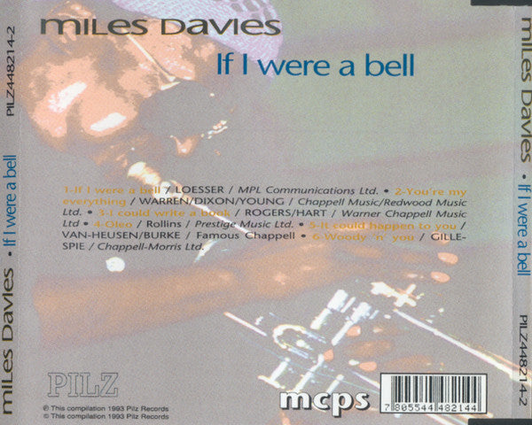 Miles Davies* : If I Were A Bell (CD, Comp, RE)