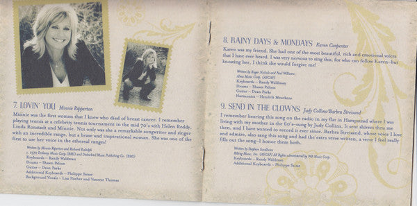 Olivia Newton-John : Indigo - Women Of Song (CD, Album)