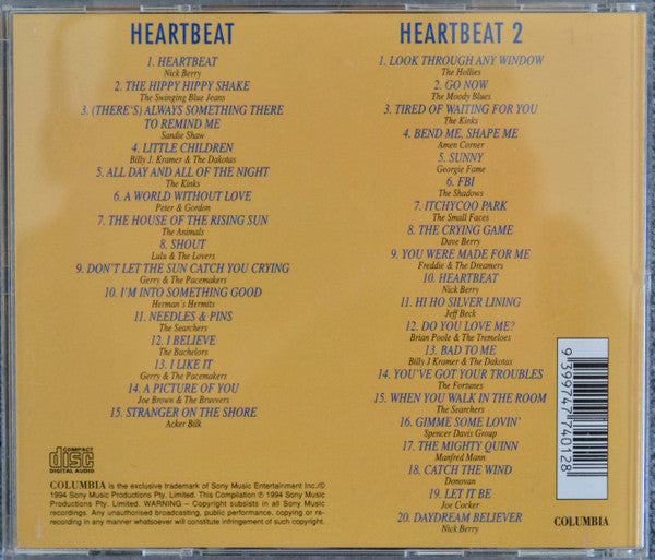 Various : Heartbeat 1 & 2 (Music From The ABC TV Series) (CD, Comp, RE + CD, Comp, RP + Ltd)