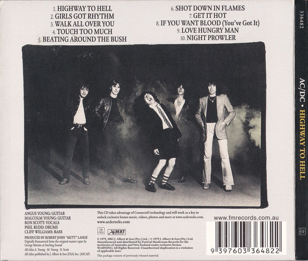 AC/DC : Highway To Hell (CD, Album, Enh, RE, RM, Dig)