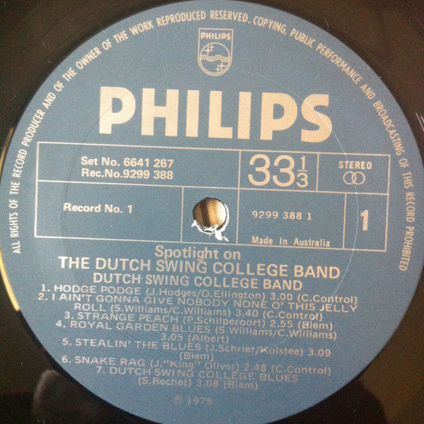 The Dutch Swing College Band : Spotlight On The Dutch Swing College Band (2xLP, Comp, RE)