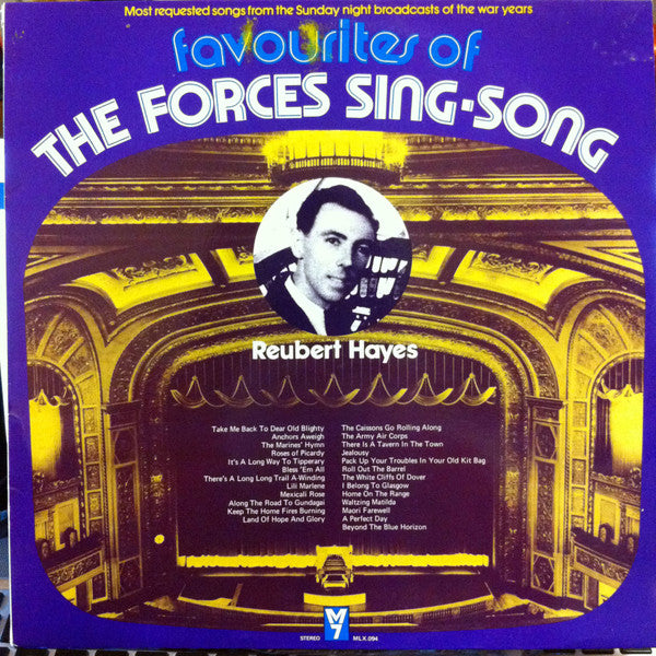 Reubert Hayes : Favourites Of The Forces Sing-Song (LP, Album)