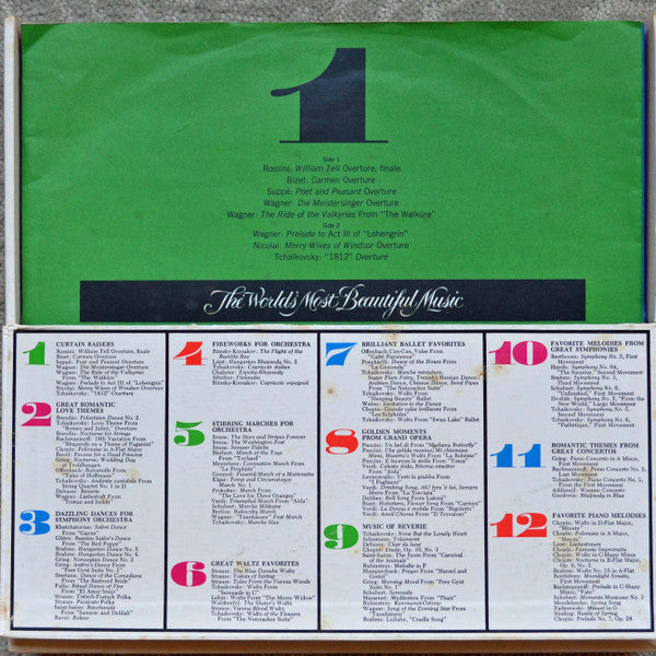 Various : The World's Most Beautiful Music (12xLP, Comp, Ltd, Box)