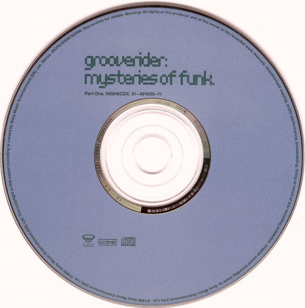 Grooverider : Mysteries Of Funk (2xCD, Album, Ltd, Gat)