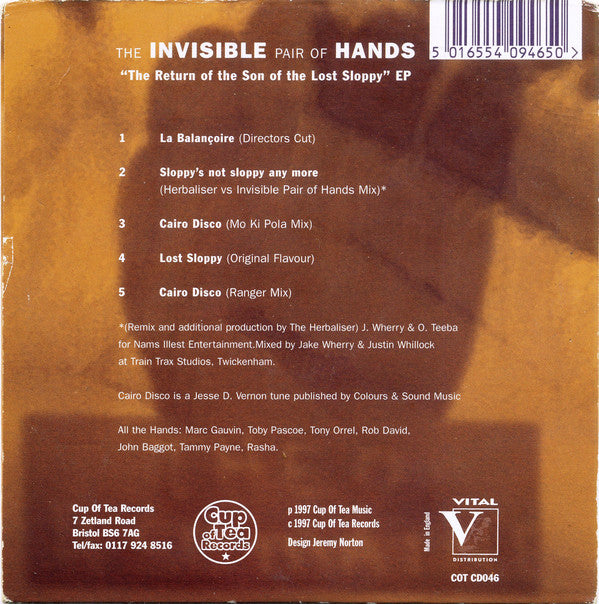 The Invisible Pair Of Hands* : The Return Of The Son Of The Lost Sloppy EP (CD, EP)