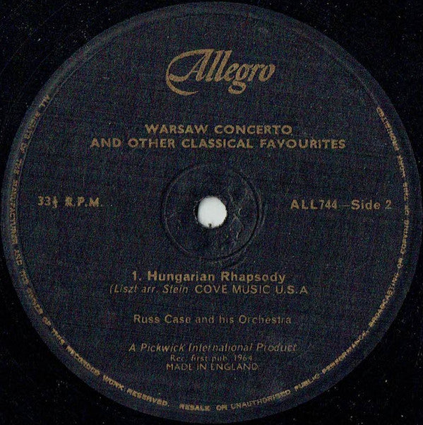 Russ Case And His Orchestra : Warsaw Concerto And Other Classical Favourites (LP)