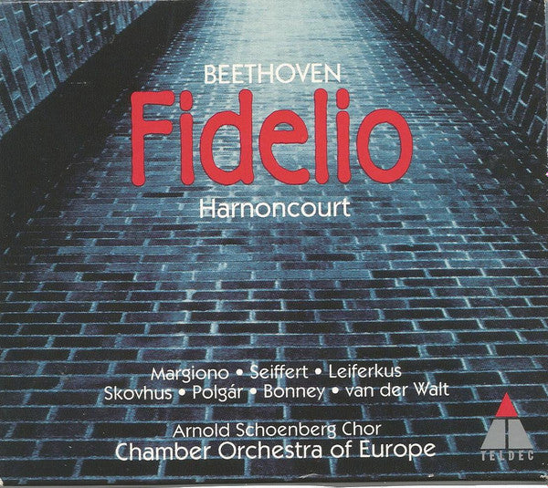 Beethoven* - Margiono* •  Seiffert* •  Leiferkus* •  Skovhus* •  Polgár* •  Bonney* •  van der Walt* •  Arnold Schoenberg Chor •  Chamber Orchestra Of Europe* •  Harnoncourt* : Fidelio (2xCD, Album + Box, Sli)