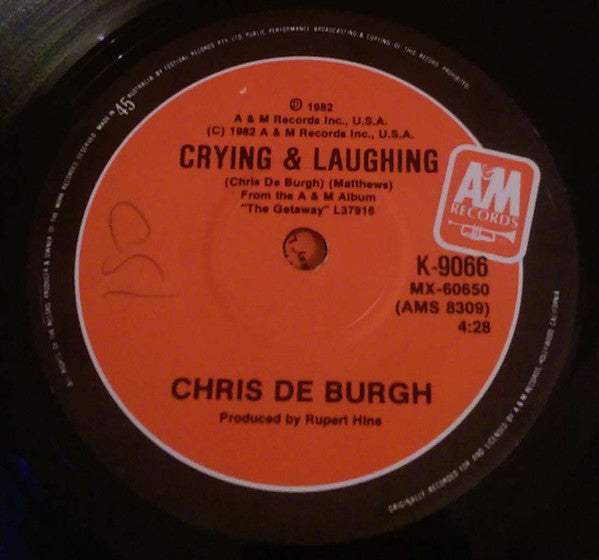 Chris De Burgh : Ship To Shore (7", Single)