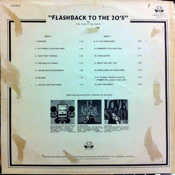The Film 77 Big Band : Flashback To The 20's (LP, Album)