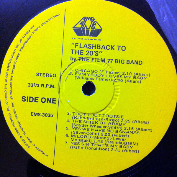 The Film 77 Big Band : Flashback To The 20's (LP, Album)