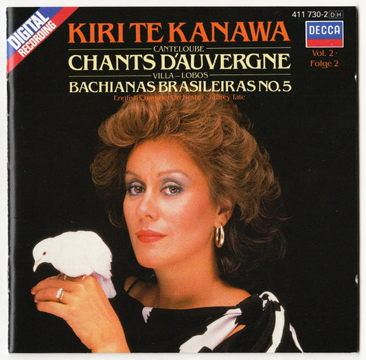 Joseph Canteloube / Heitor Villa-Lobos, Kiri Te Kanawa, English Chamber Orchestra • Jeffrey Tate : Chants D'Auvergne (Vol. 2) / Bachianas Brasileiras No. 5 (CD, Album)