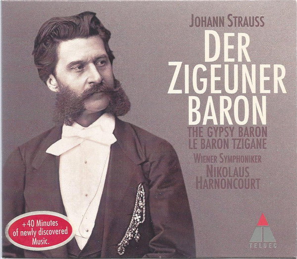 Johann Strauss* - Wiener Symphoniker, Nikolaus Harnoncourt : Der Zigeunerbaron (2xCD, Album + Box, Sli)